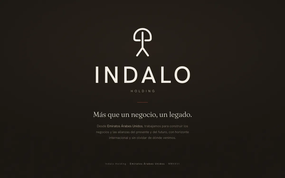 Web de Indalo Holding
